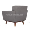 Mid-century Modern Classic Fabric Sofa